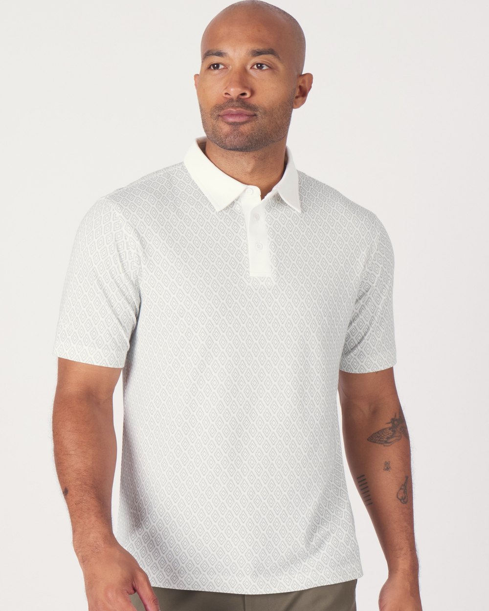 Mantra Pique Polo, Agave · view 1 of 4