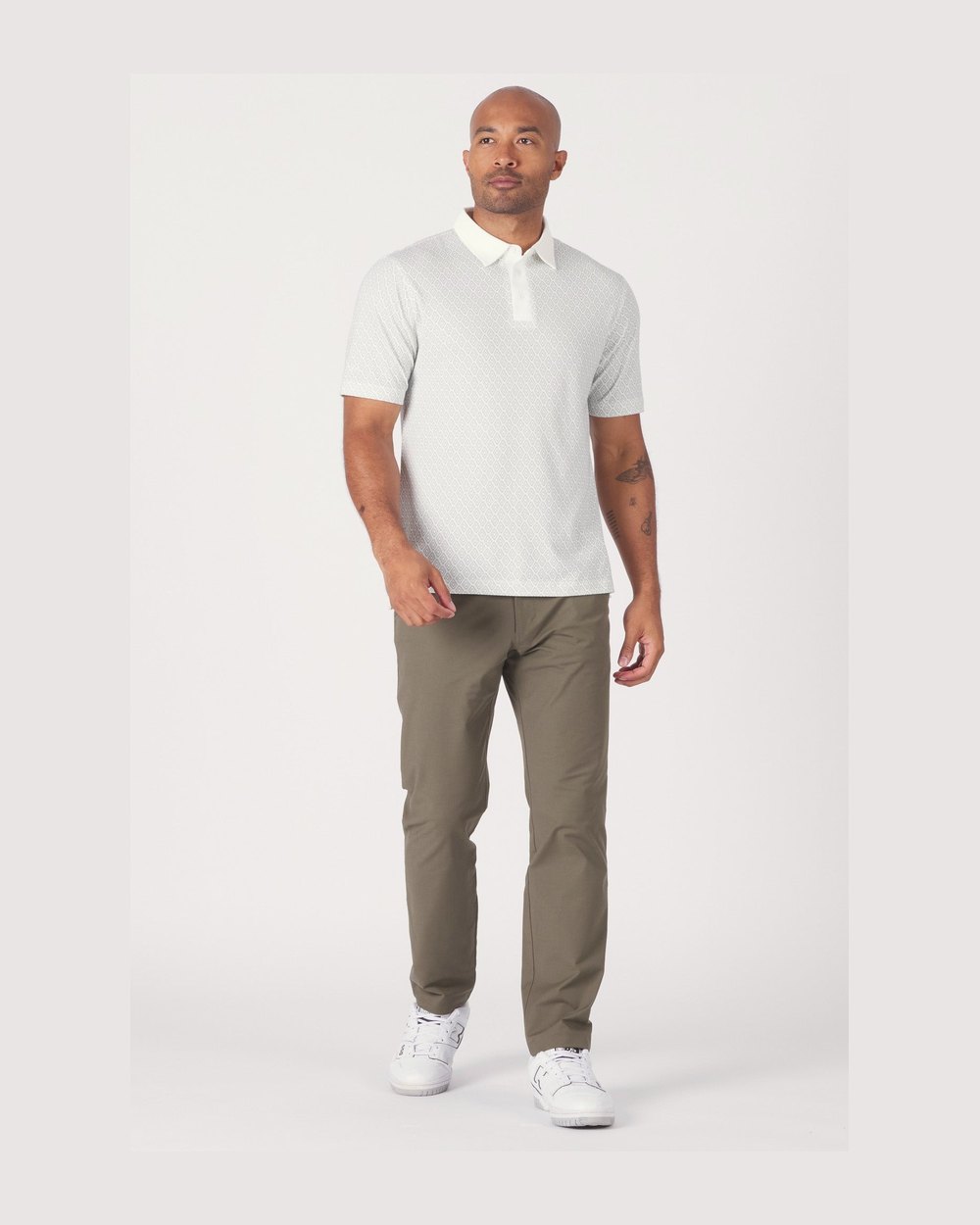 Mantra Pique Polo, Agave · view 2 of 4