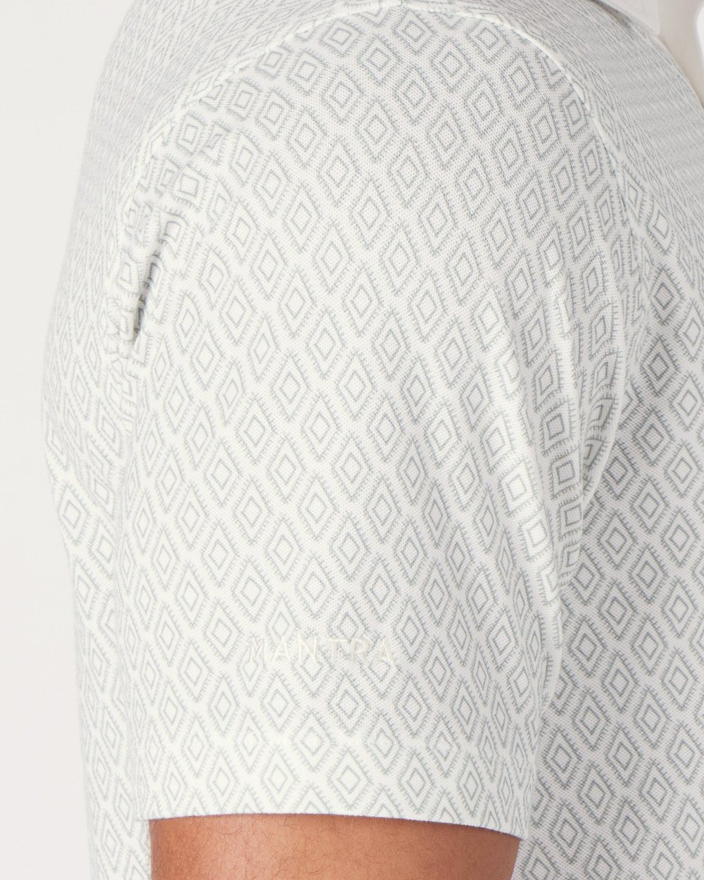 Mantra Pique Polo, Agave · view 3 of 4