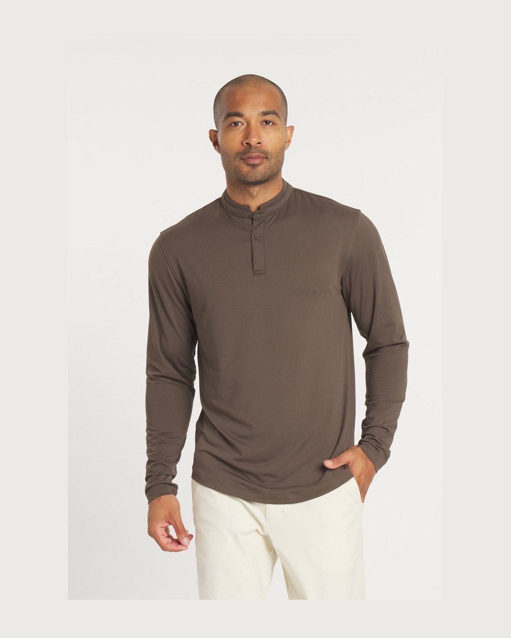 Mantra Catalyst Polo L/S, Mantra Collar, Woods · view 1 of 5