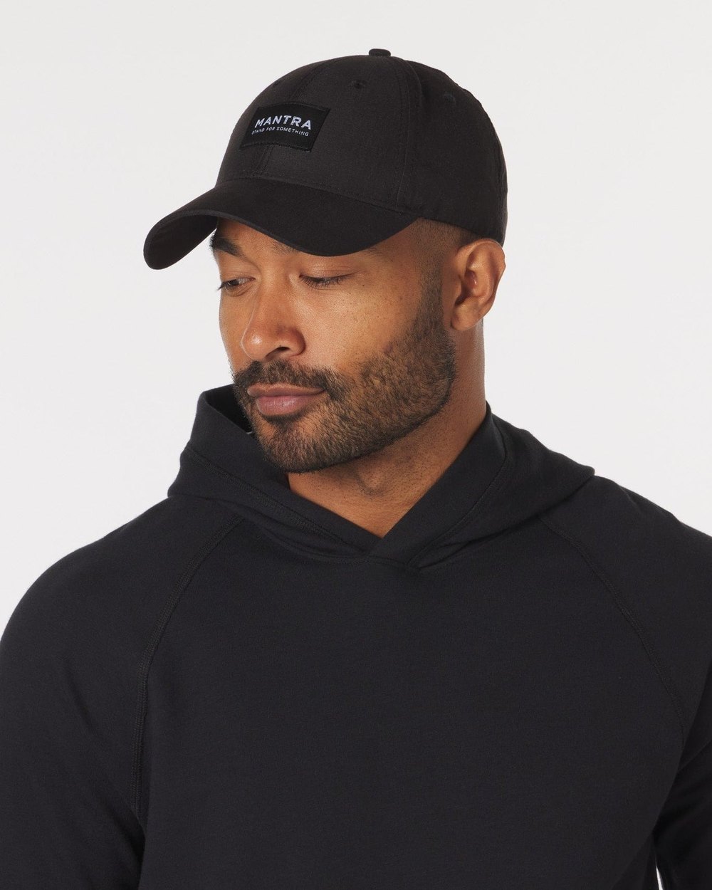 Mantra Essential Hoodie, Obsidian · view 2 of 4