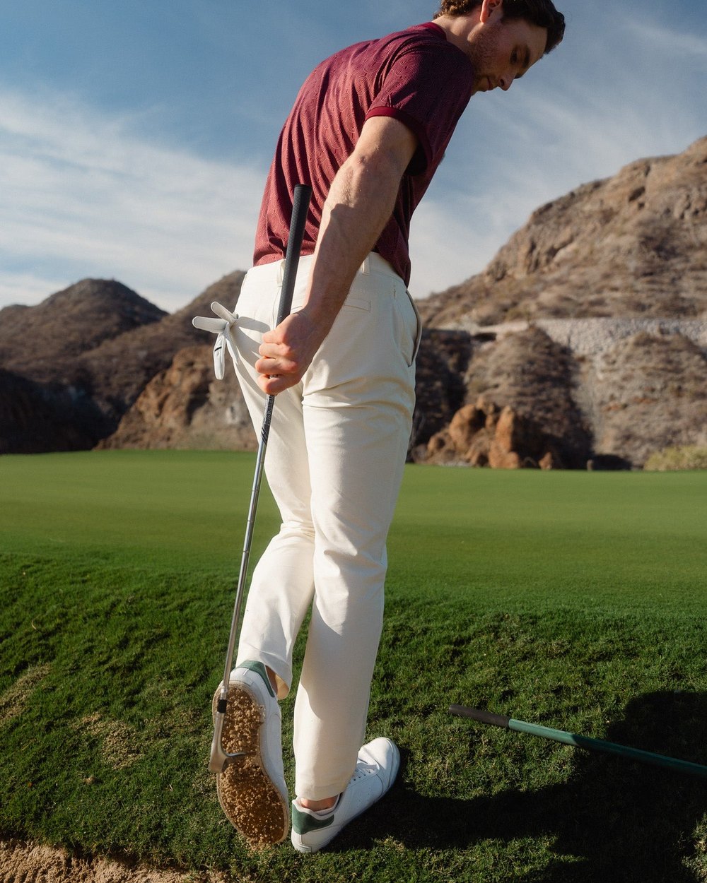 Mantra Crossover Trouser, Sand · view 2 of 5