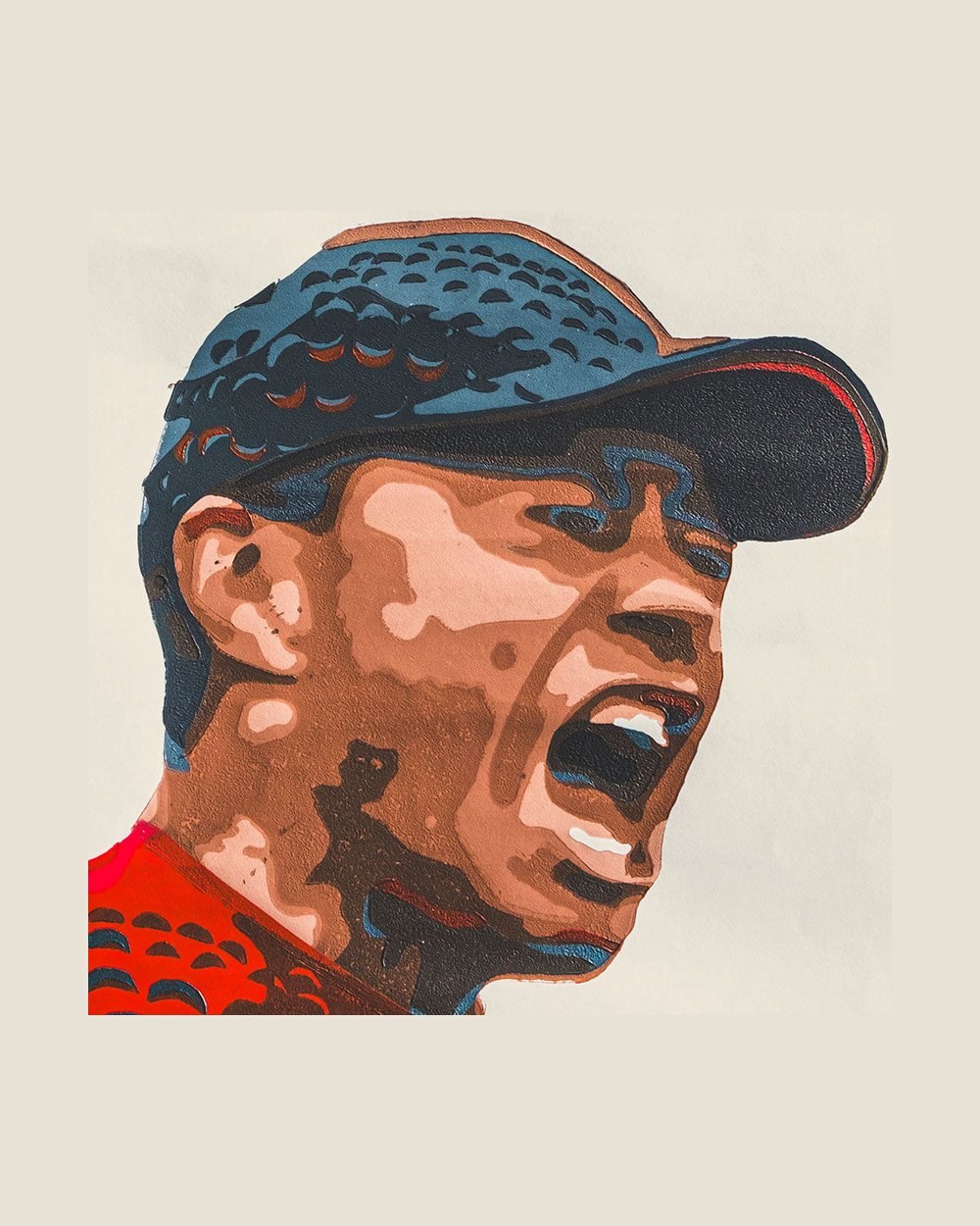 Matchstick Golf Tiger Roar Relief Print · view 2 of 3
