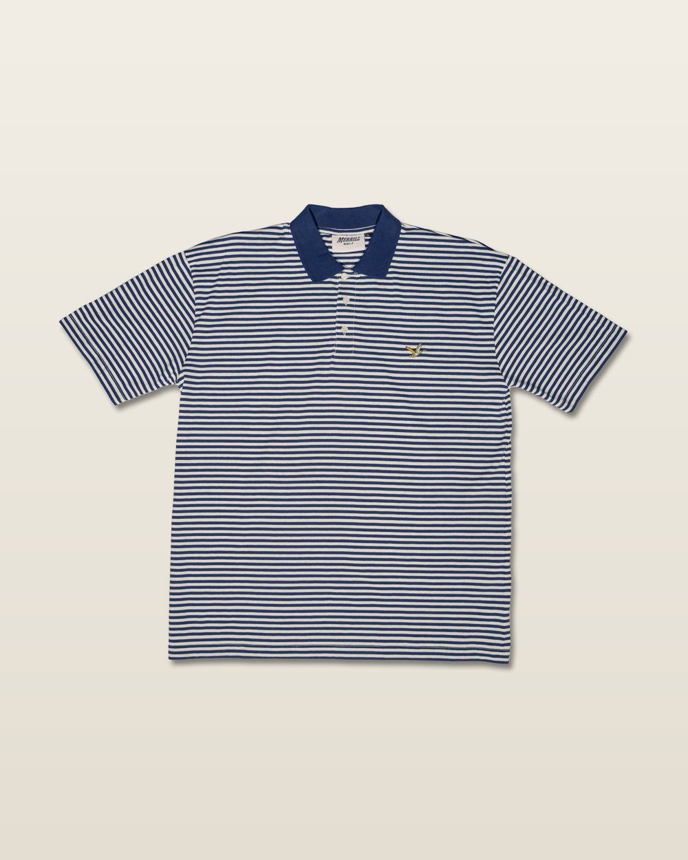 Merrill Golf — Birds Stripe Polo · view 1 of 2