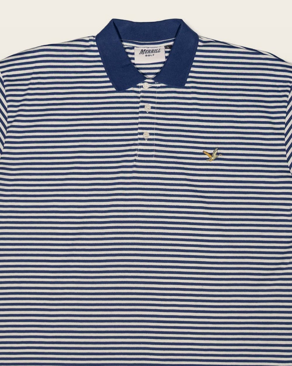 Merrill Golf — Birds Stripe Polo · view 2 of 2
