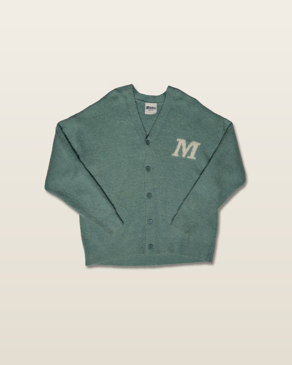 Merrill Golf — Palmer Cardigan · Fire Red · view 2 of 4