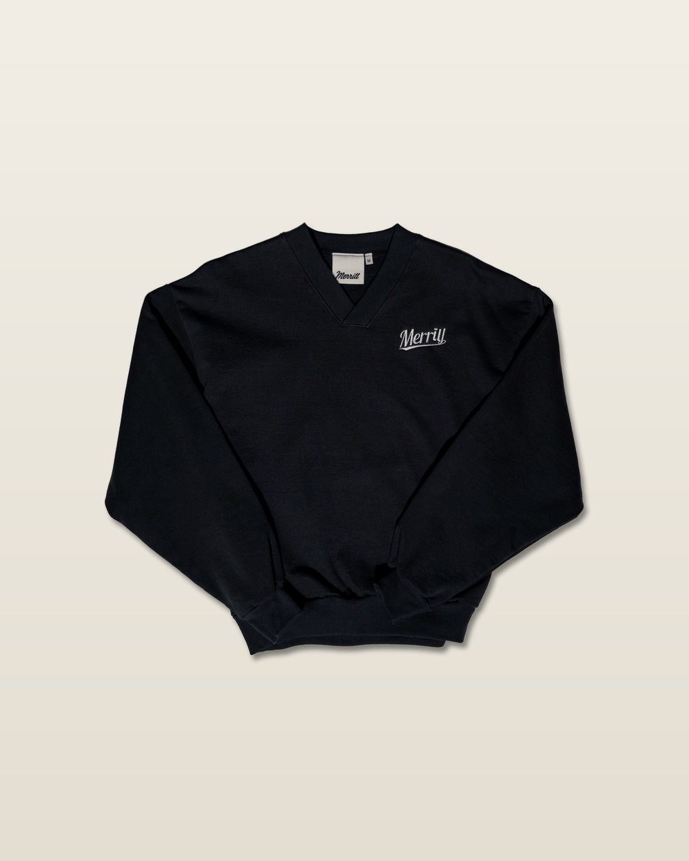 Merrill Golf — Script V Neck Sweatshirt · view 1 of 2