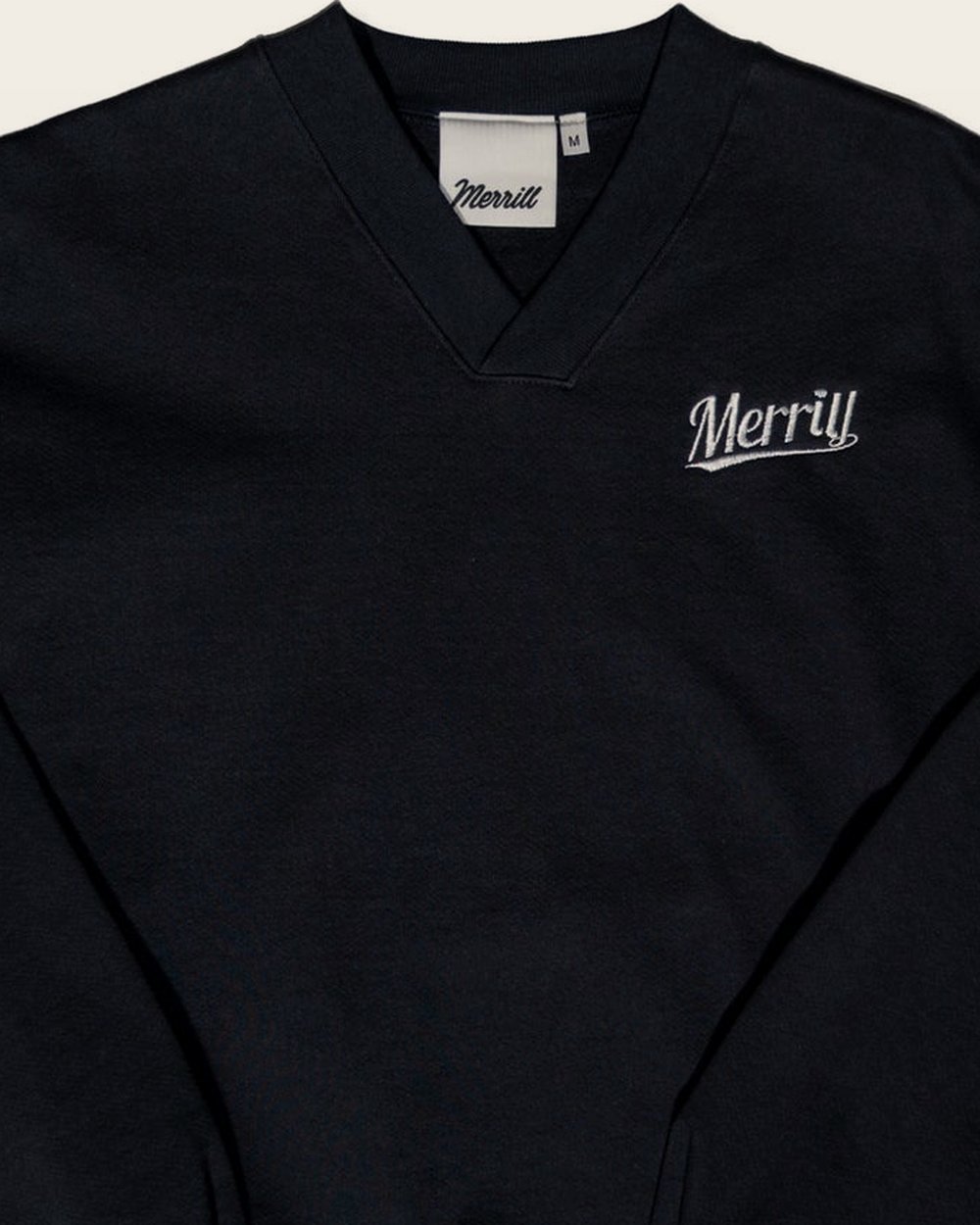 Merrill Golf — Script V Neck Sweatshirt · view 2 of 2
