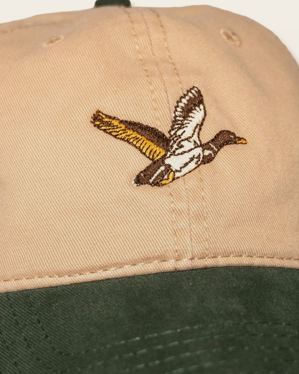 Merrill Golf — Birds Dad Hat · Khaki/Green · view 2 of 2