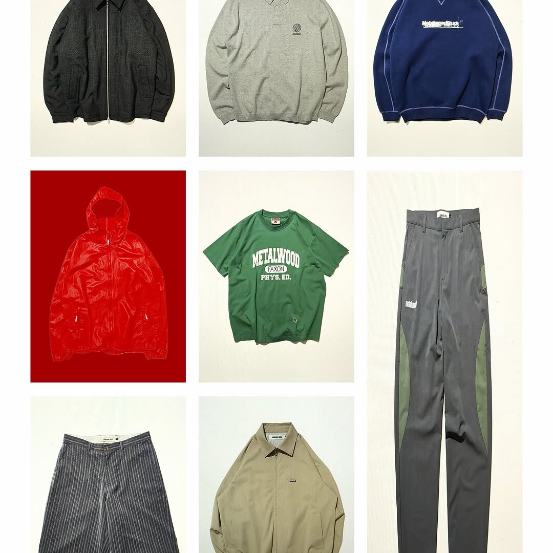 Metalwood Studio collection flat-lay preview