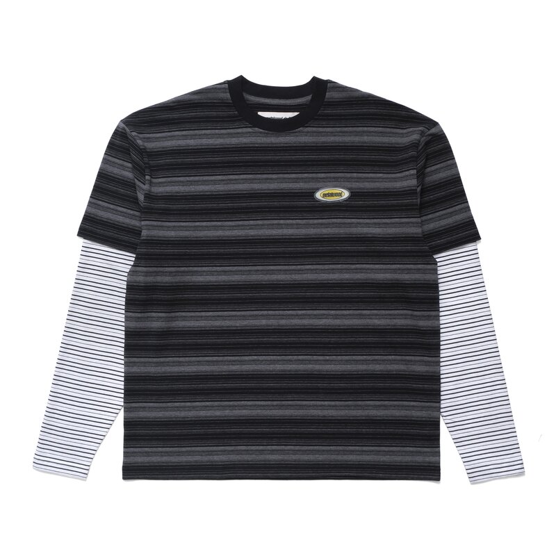 Metalwood Double Layer Striped T-Shirt