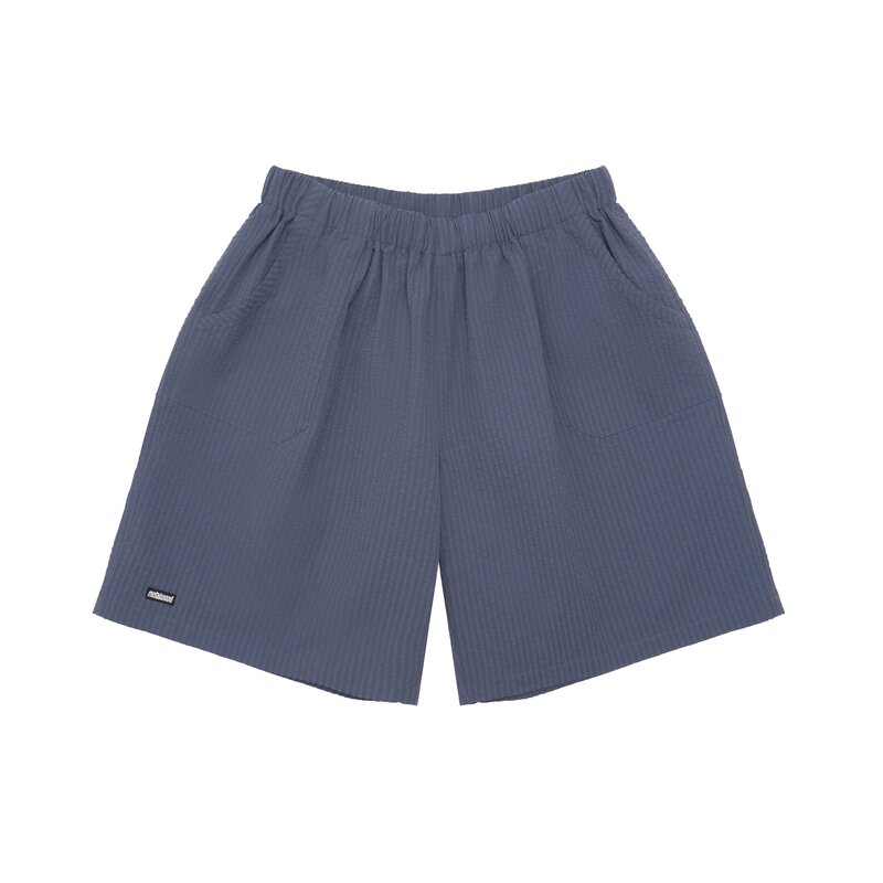 Seersucker Spa Short — Navy — Metalwood Studio &middot; view 1 of 1