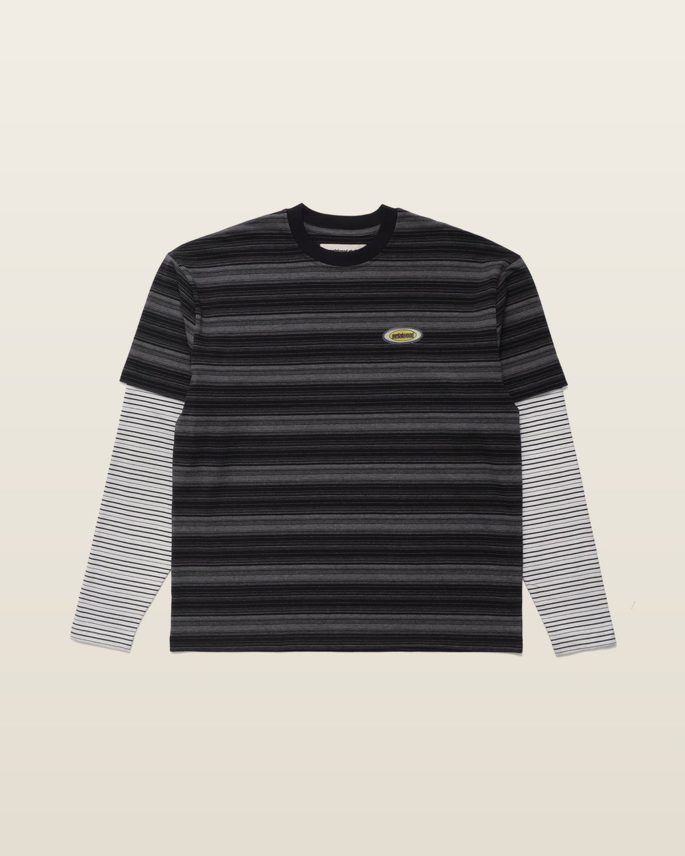 Double Layer Striped Tee — Metalwood Studio · view 1 of 3