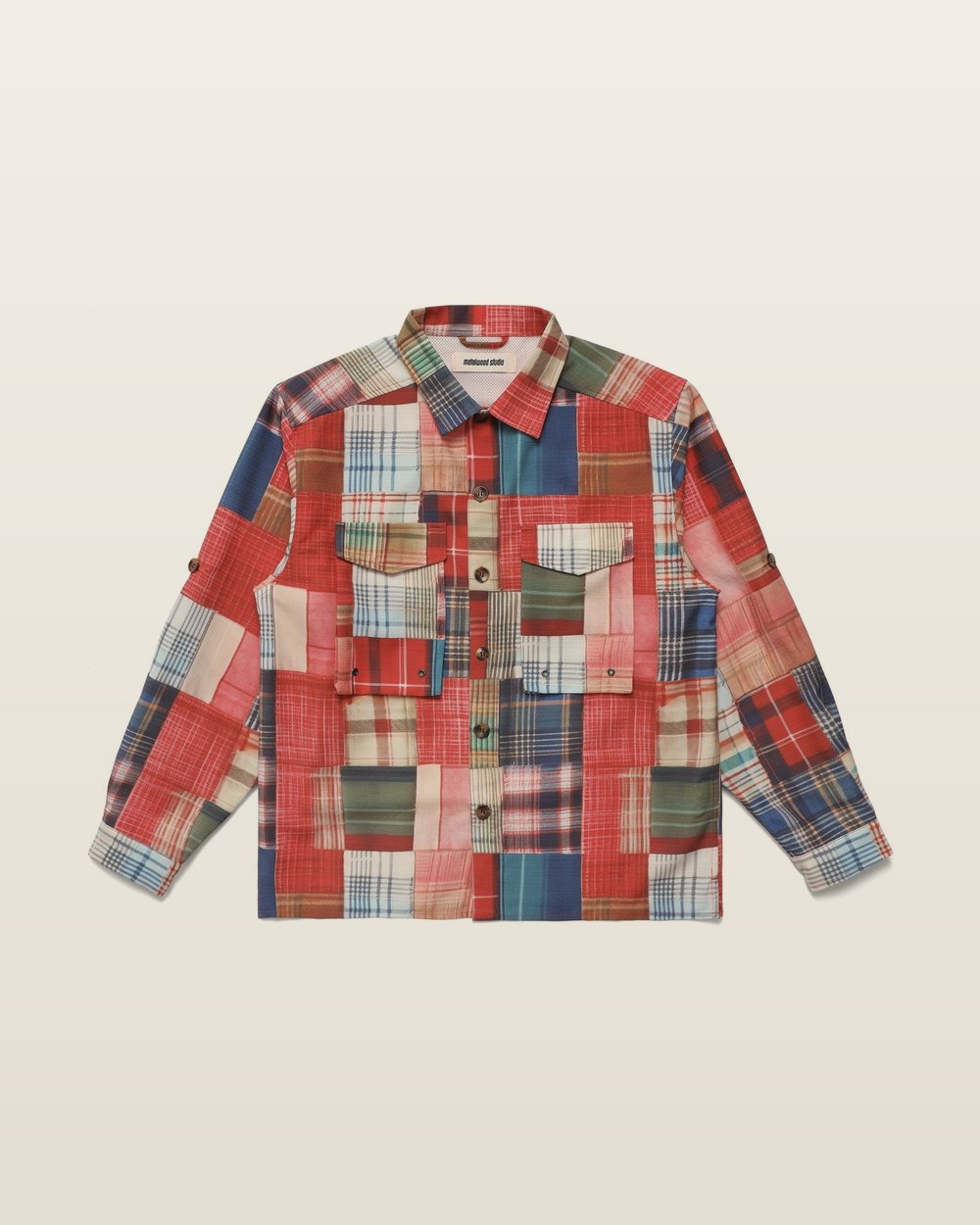 Metalwood Studio — Madras Explorer Shirt in Multi · view 1 of 3