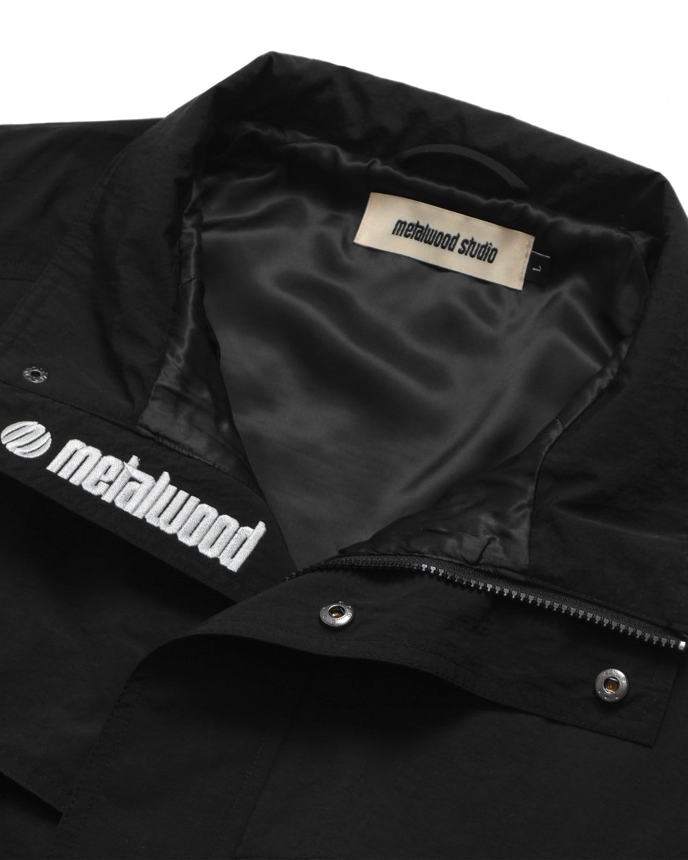 Metalwood Studio — Bomber Jacket in Seafoam · view 3 of 4