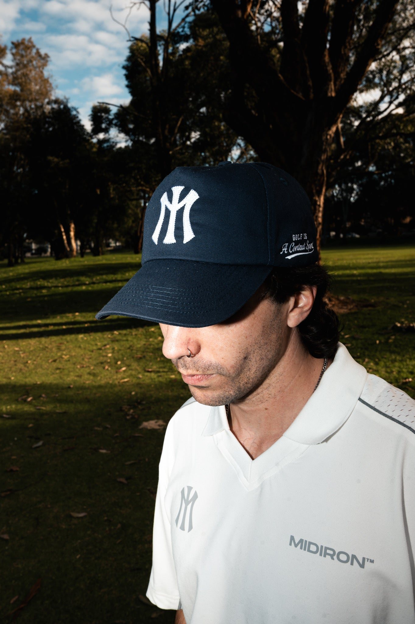 Contact Cap Navy by Midiron, Sydney golf brand
