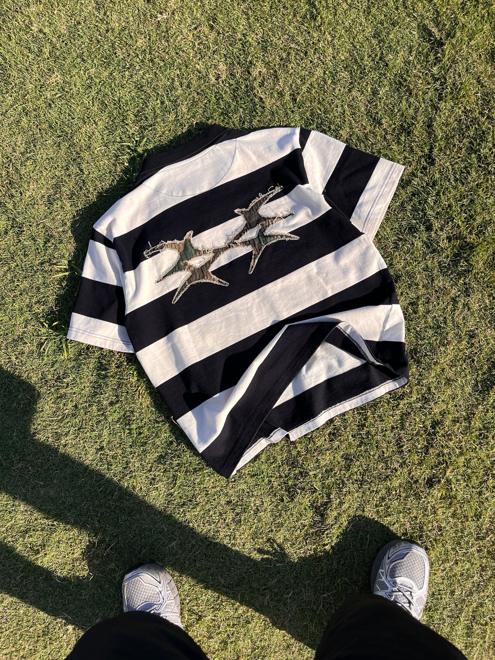 Detour Stripe Polo by Midiron, Sydney golf brand