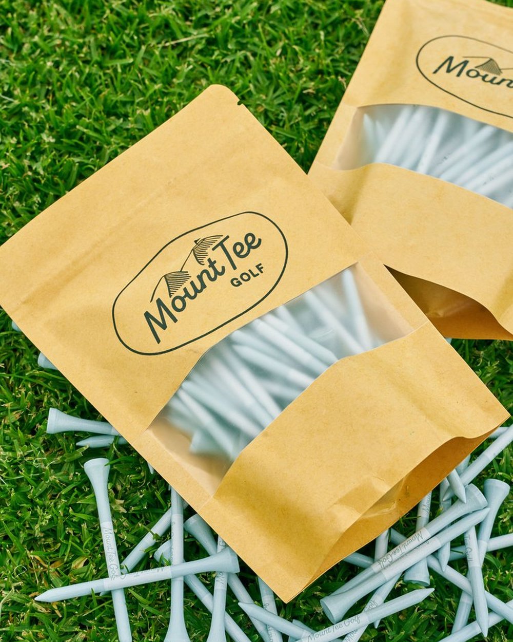 Mount Tee Golf Bamboo Tees 50 Pack, Sky Blue &middot; view 1 of 1