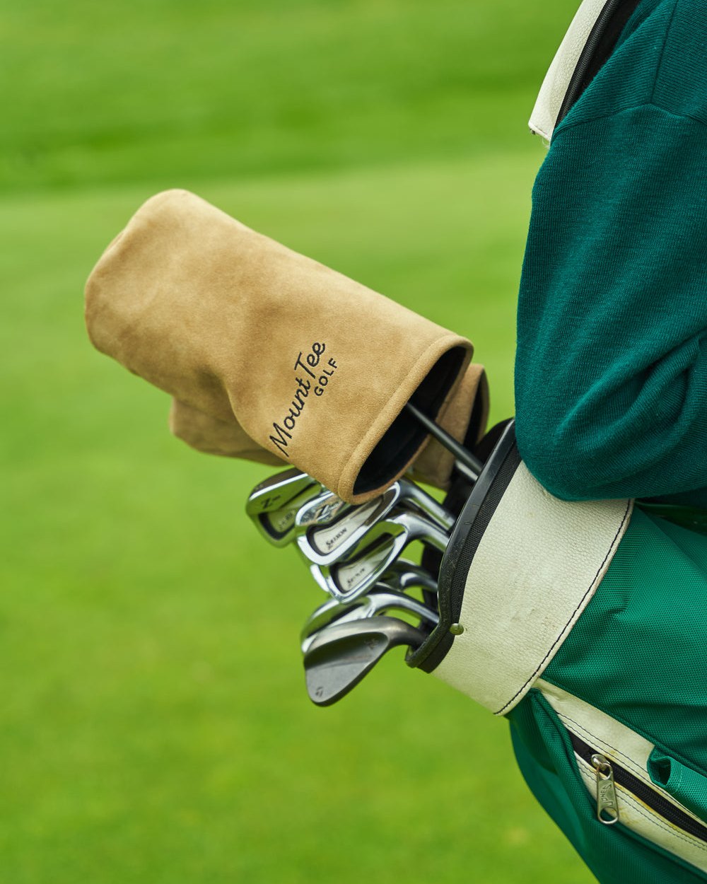 Mount Tee Golf Driver Headcover, Brown Suede &middot; view 3 of 3