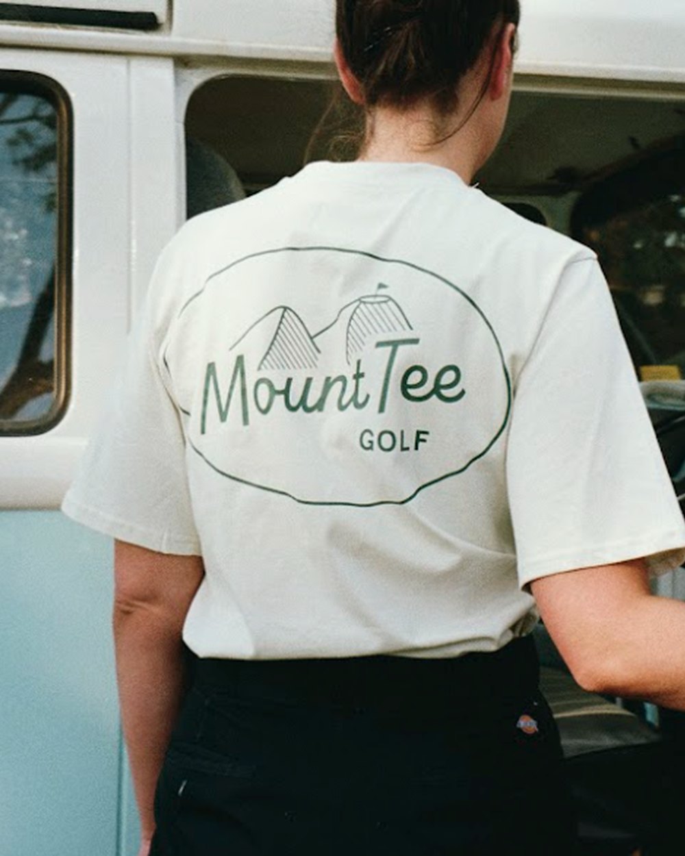 Mount Tee Golf Staple T-Shirt, Sand &middot; view 2 of 3