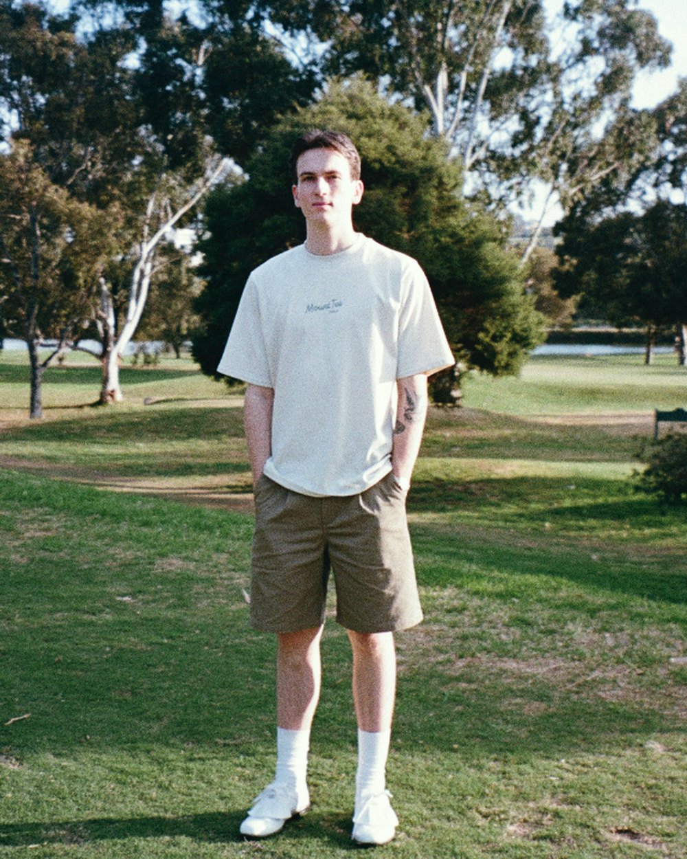 Mount Tee Golf Staple T-Shirt, Sand &middot; view 3 of 3