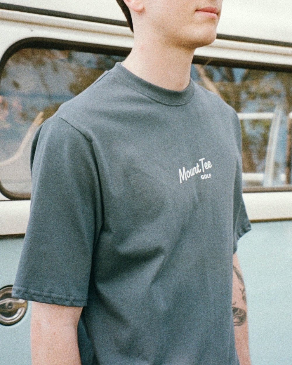 Mount Tee Golf Staple T-Shirt, Slate &middot; view 1 of 2