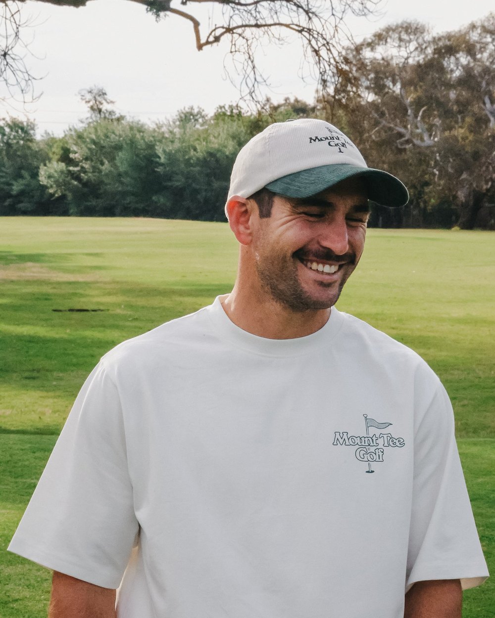 Mount Tee Golf Partners T-shirt, White / Green &middot; view 1 of 3