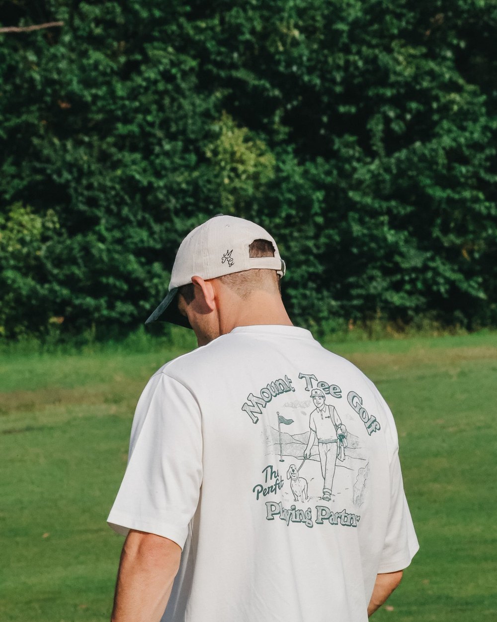 Mount Tee Golf Partners T-shirt, White / Green &middot; view 2 of 3