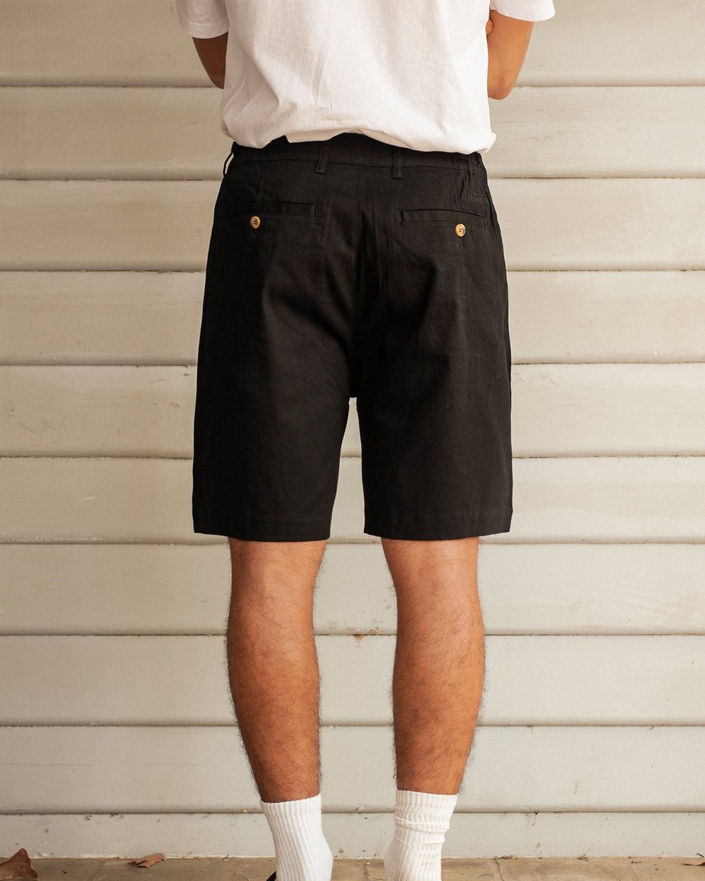 Mount Tee Golf Peninsula Pleated Shorts, Black &middot; view 3 of 5