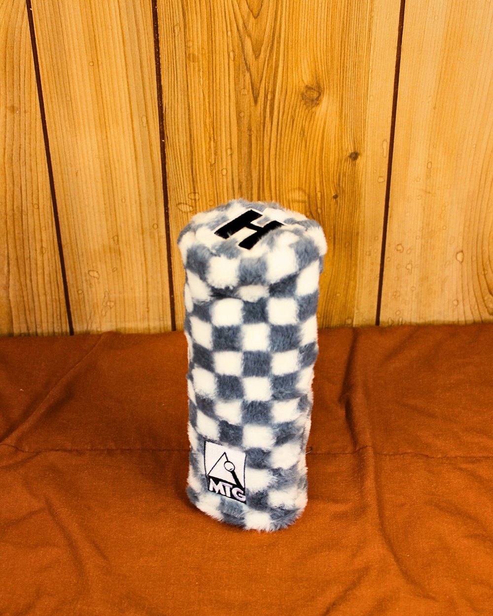 Mount Tee Golf Hybrid Headcover, Plush Grey Checkered &middot; view 1 of 4