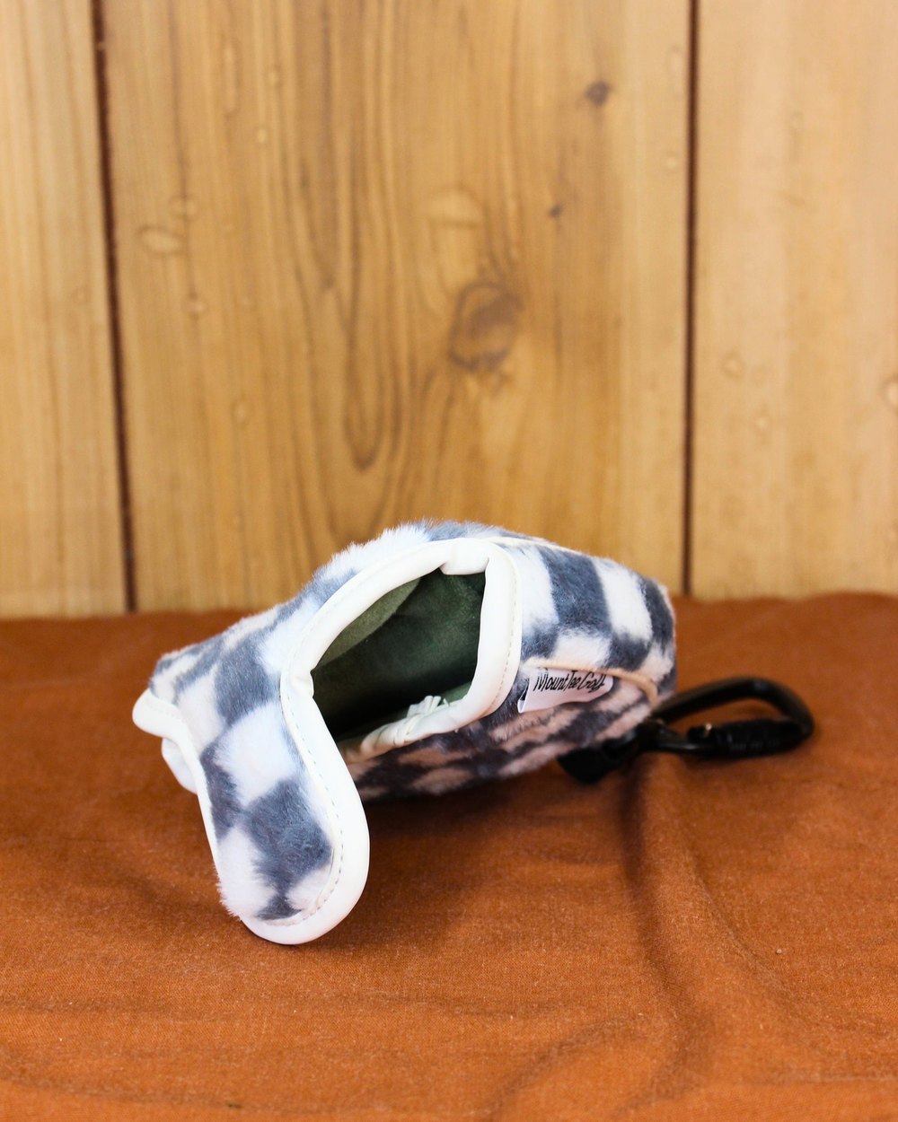 Mount Tee Golf Putter Headcover, Plush Grey Checkered &middot; view 5 of 5