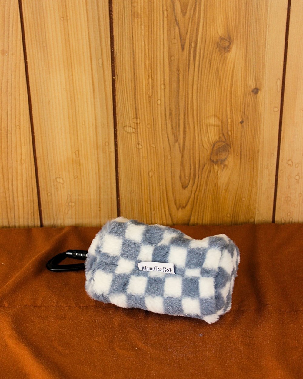 Mount Tee Golf Tee Bag, Plush Grey Checkered &middot; view 2 of 2