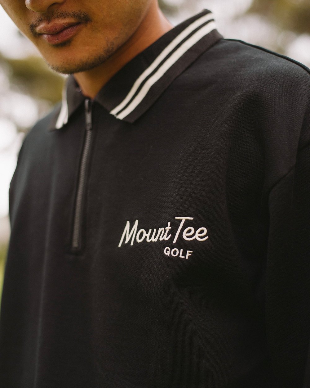 Mount Tee Golf Dunes Pullover, Black &middot; view 2 of 4