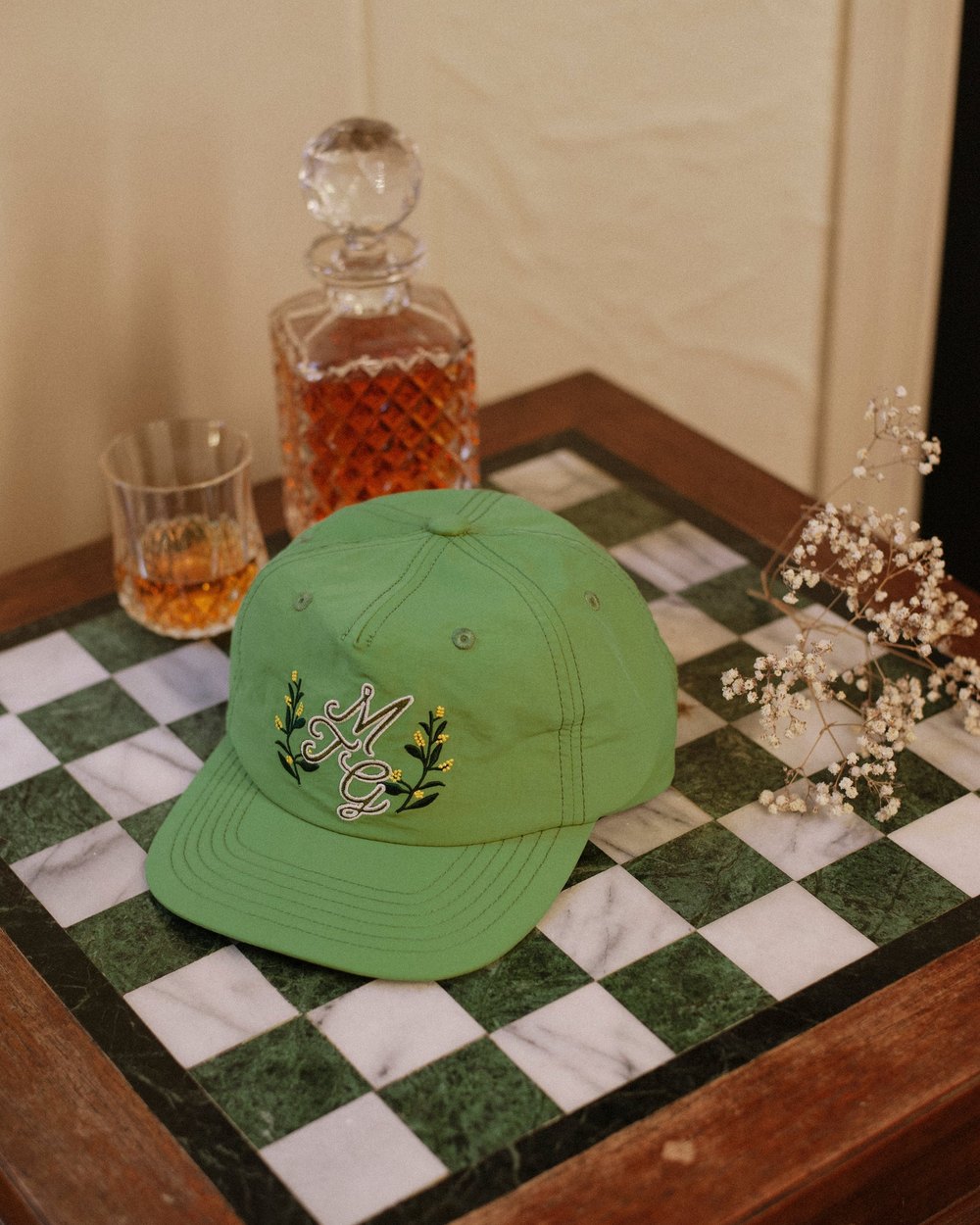 Mount Tee Golf Nylon 5 Panel Cap, Evergreen &middot; view 1 of 5