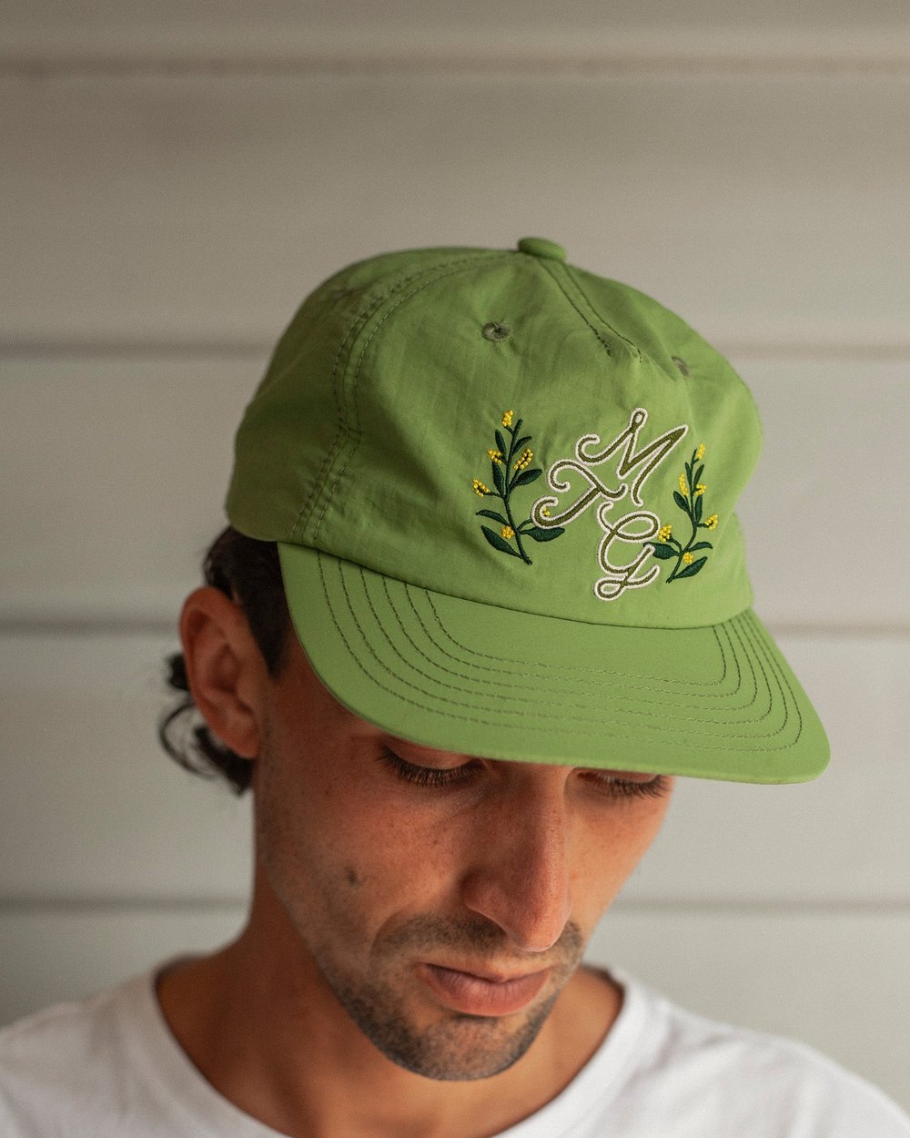 Mount Tee Golf Nylon 5 Panel Cap, Evergreen &middot; view 2 of 5