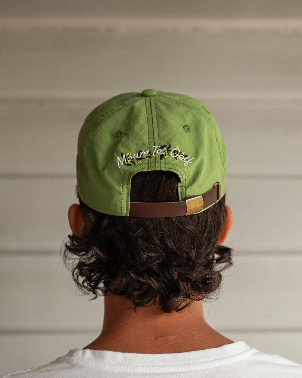 Mount Tee Golf Nylon 5 Panel Cap, Evergreen &middot; view 4 of 5