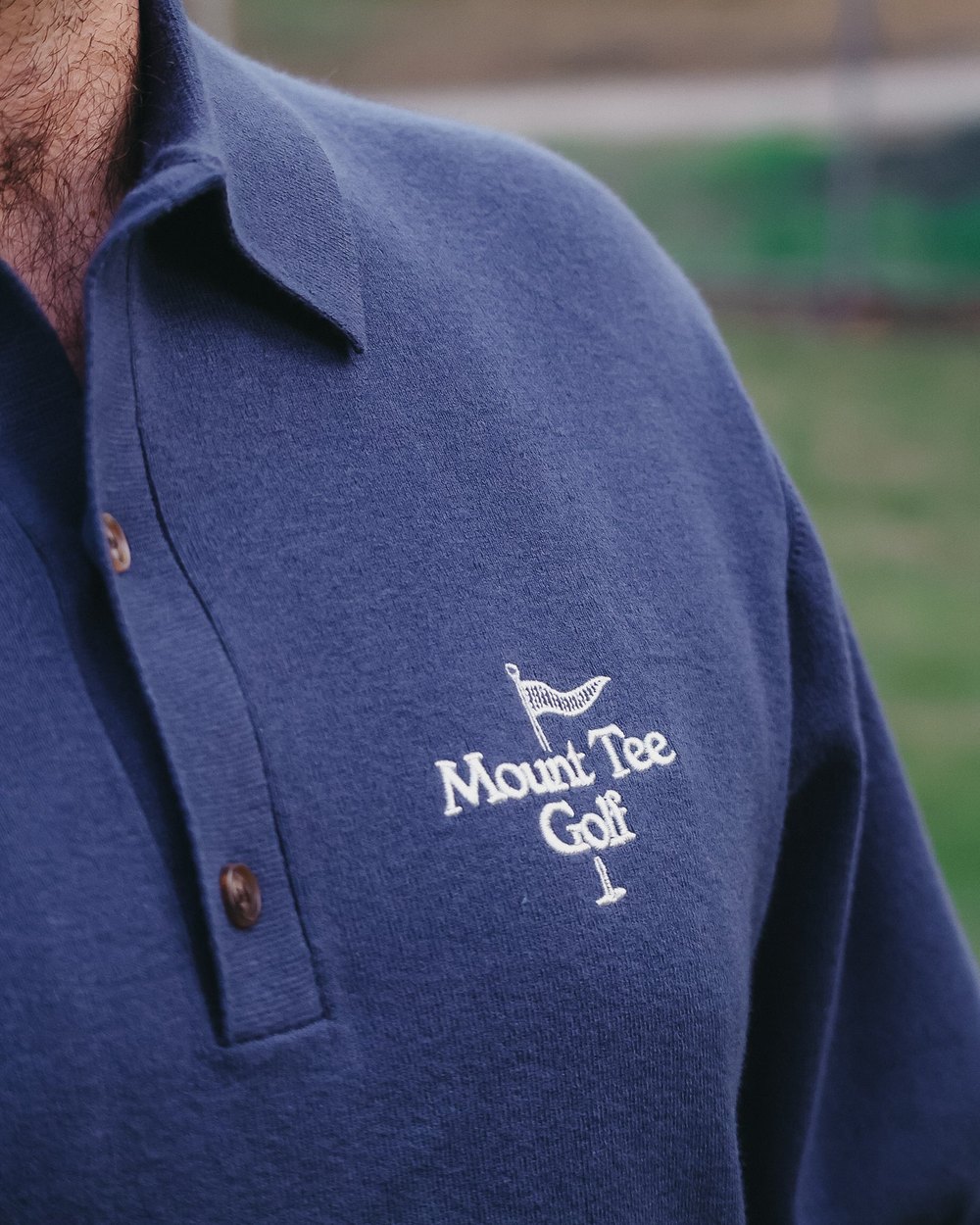 Mount Tee Golf Woodlands Knit Polo, Partners Navy &middot; view 1 of 5