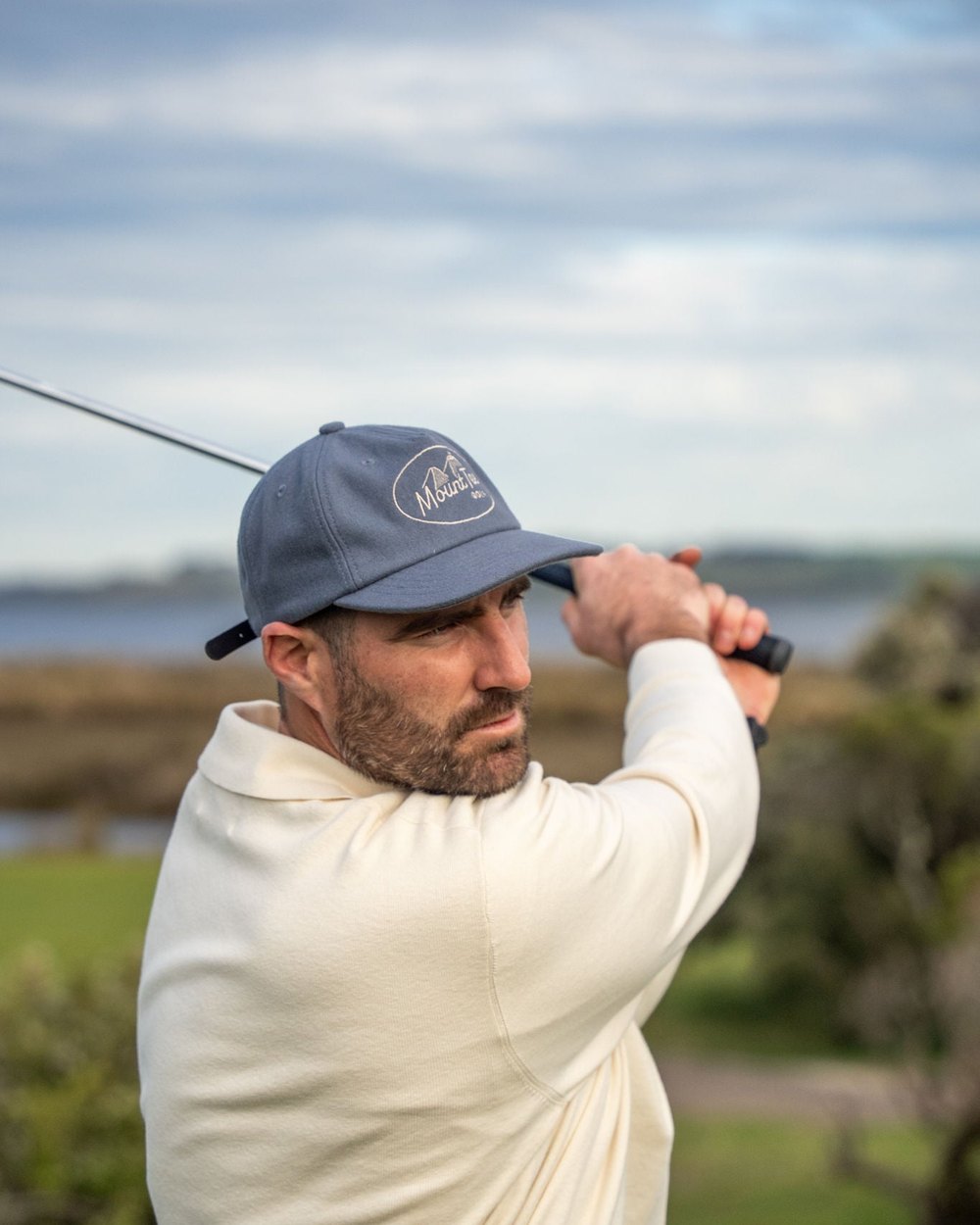 Mount Tee Golf Wool 5 Panel Cap, Slate &middot; view 2 of 4
