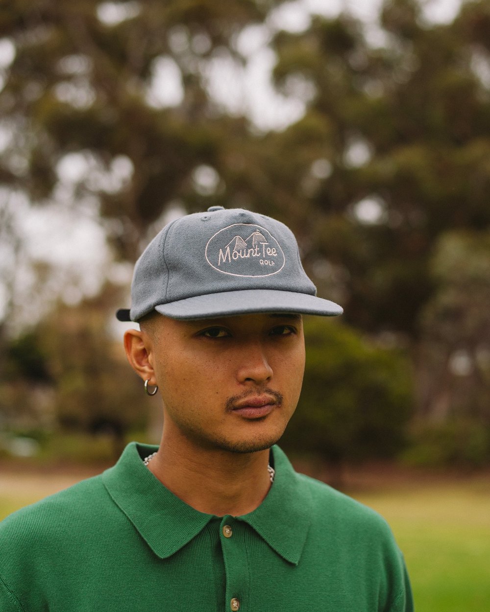 Mount Tee Golf Wool 5 Panel Cap, Slate &middot; view 3 of 4