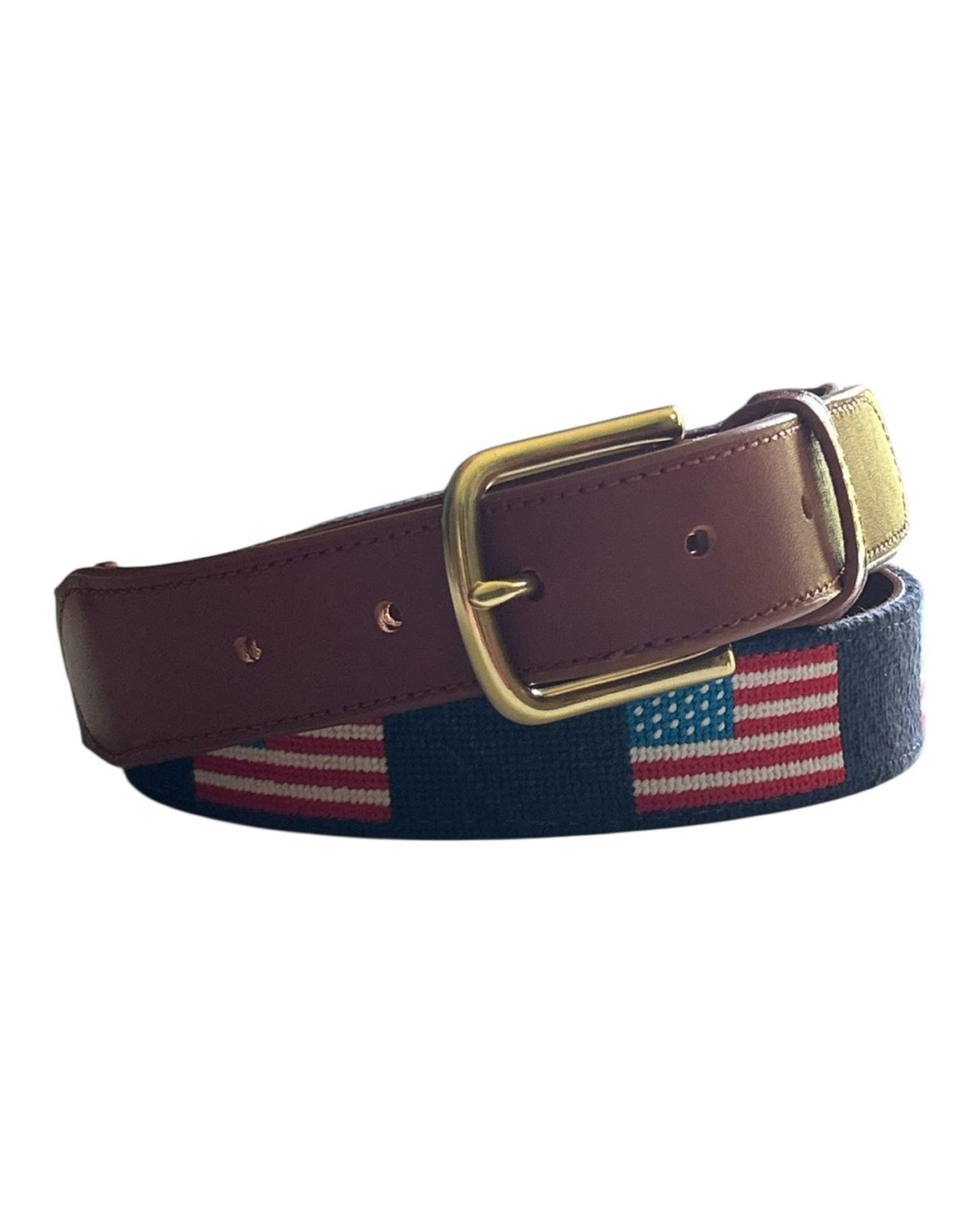 Needlepoint Belt – Patriotic Flag Design · view 1 of 4