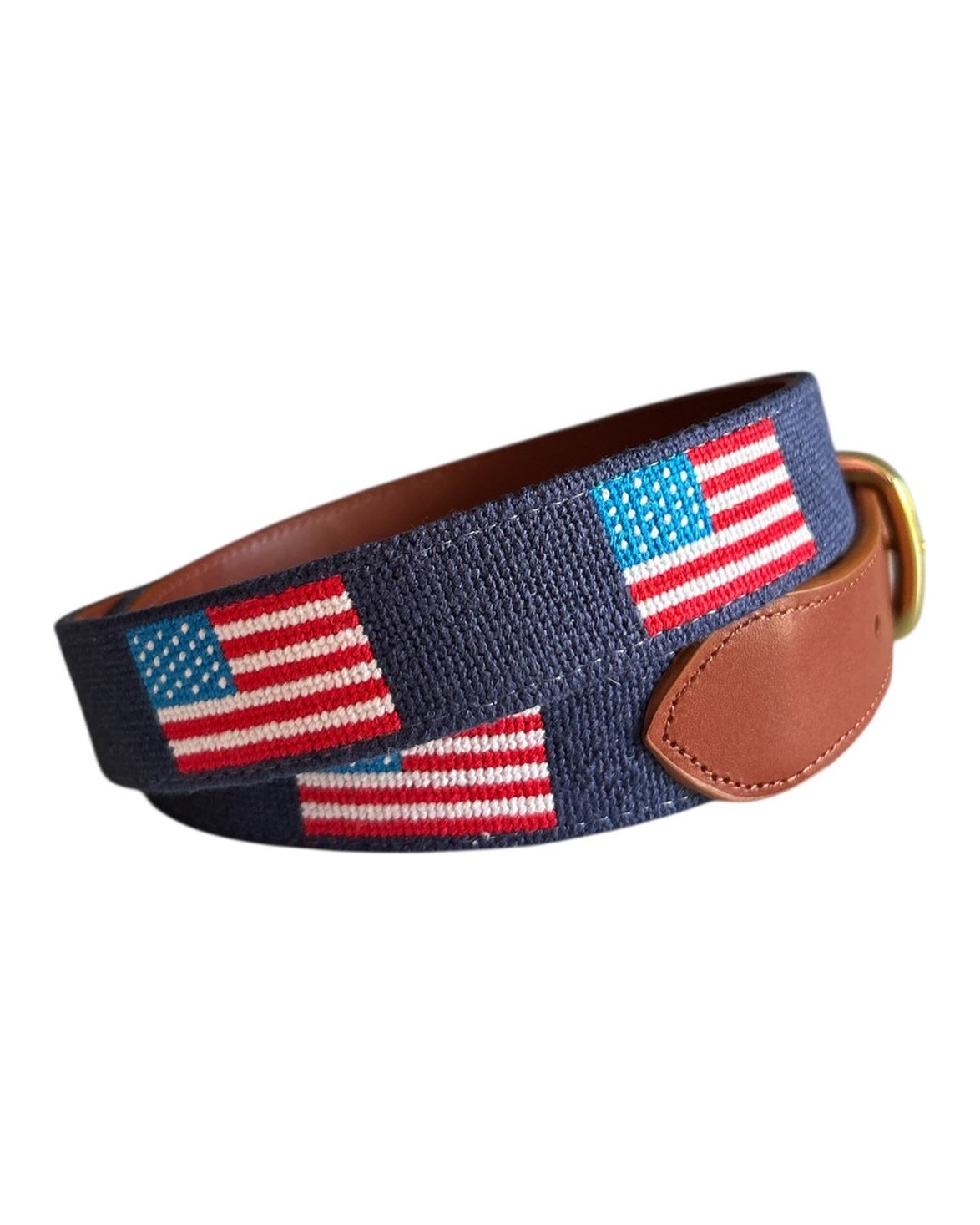 Needlepoint Belt – Patriotic Flag Design · view 2 of 4
