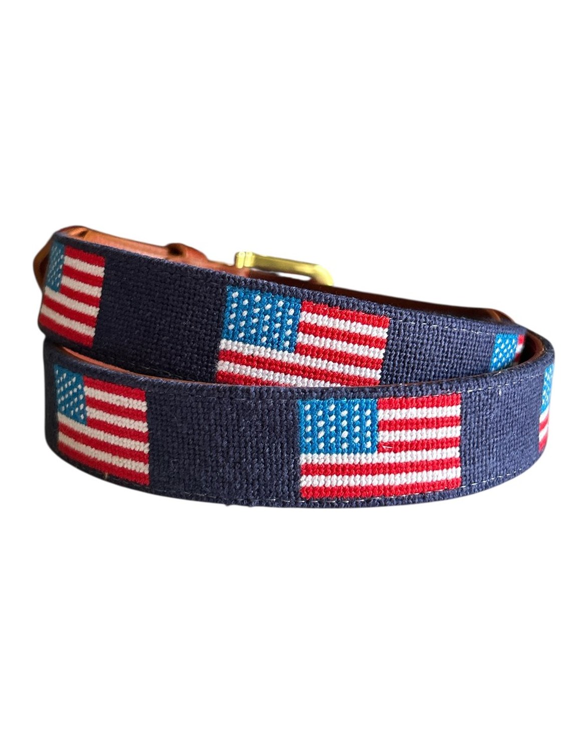 Needlepoint Belt – Patriotic Flag Design · view 4 of 4