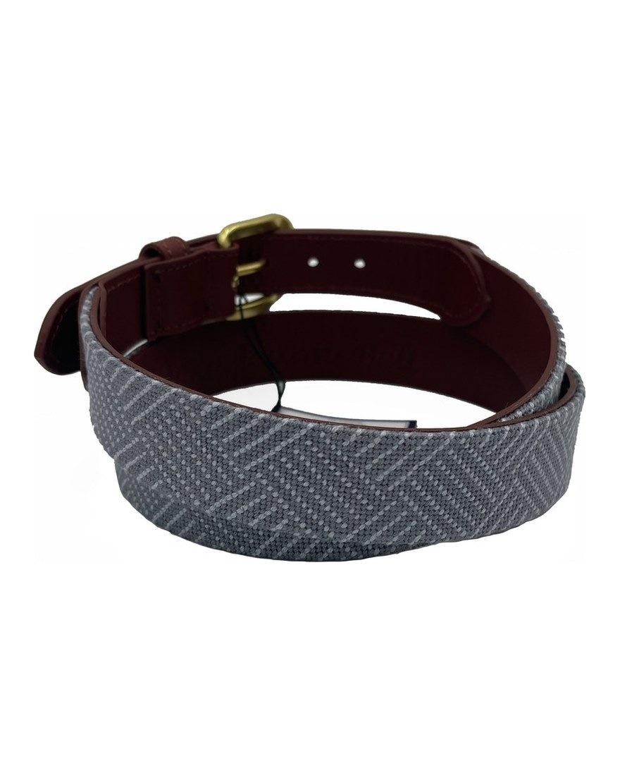 Needlepoint Texture Basketweave Steel Grey and Navy Blue · view 3 of 4