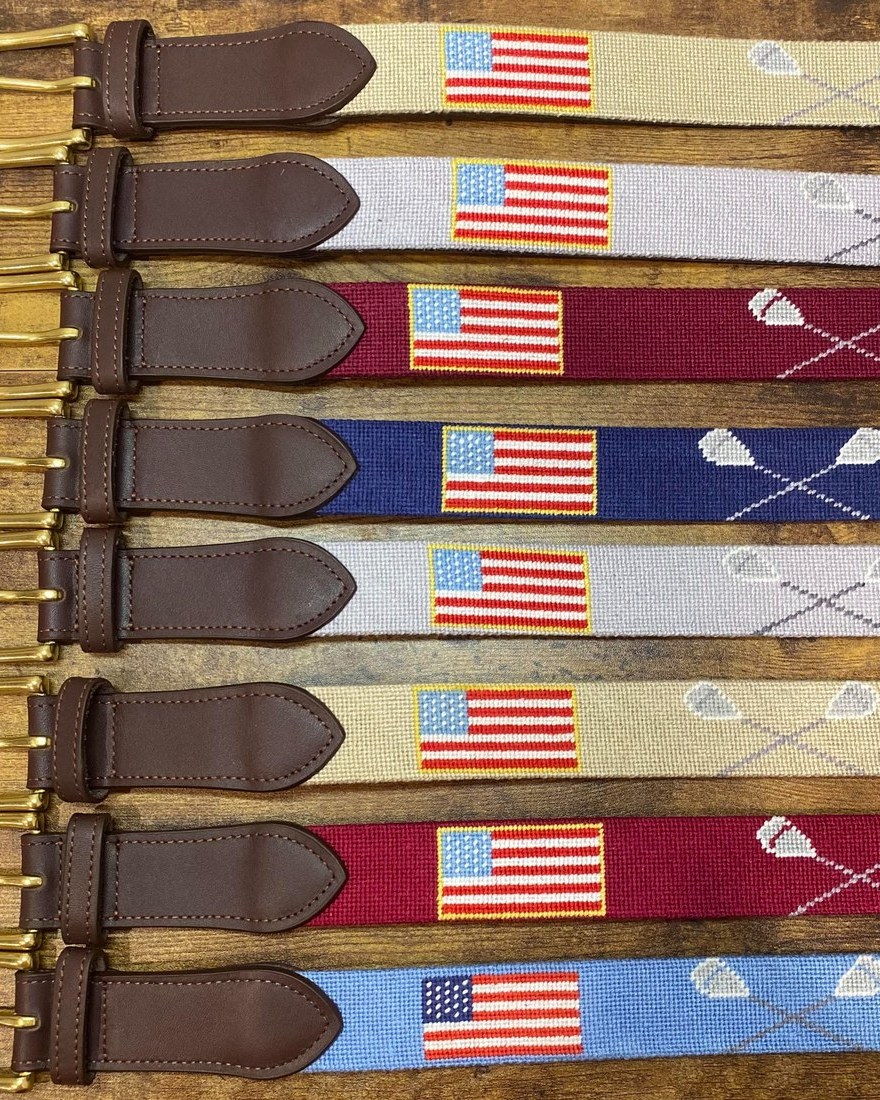 Custom Needlepoint Belt · view 1 of 4