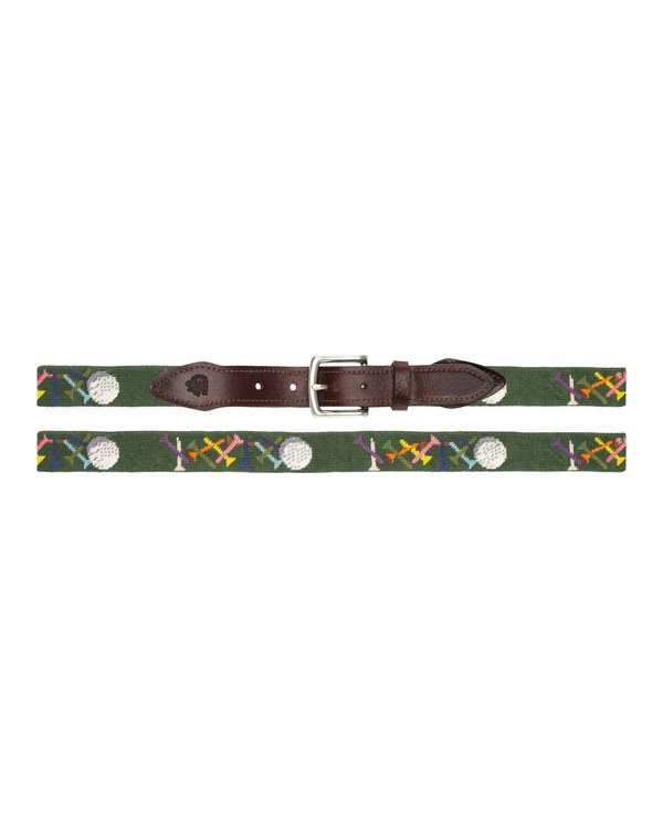 Golf Tees Needlepoint Belt · view 1 of 1