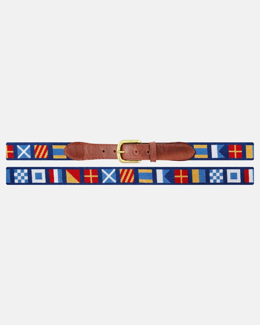 Dark 'N' Stormy Navy Needlepoint Belt · view 2 of 2