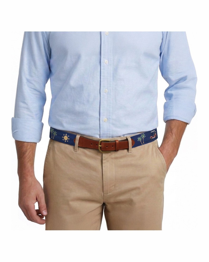 Beachy Golf Belt (Classic Navy) · view 4 of 4