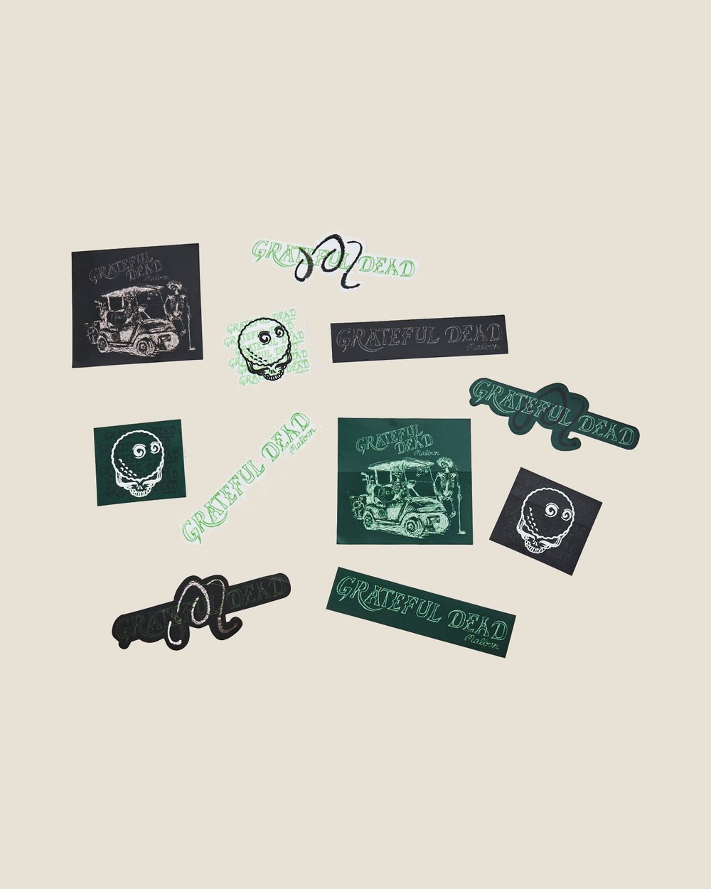 Malbon × Grateful Dead Long Vacation Sticker Pack · view 1 of 2