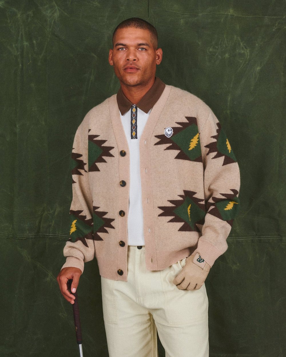 Malbon × Grateful Dead Long Vacation Cardigan · view 4 of 5