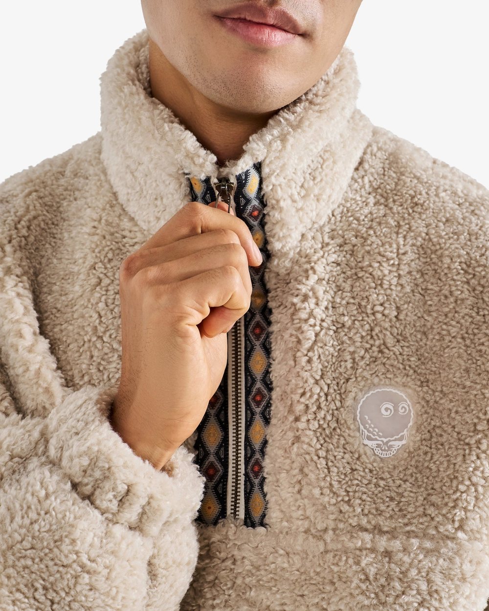 Malbon × Grateful Dead Long Vacation Quarter Zip · view 3 of 4